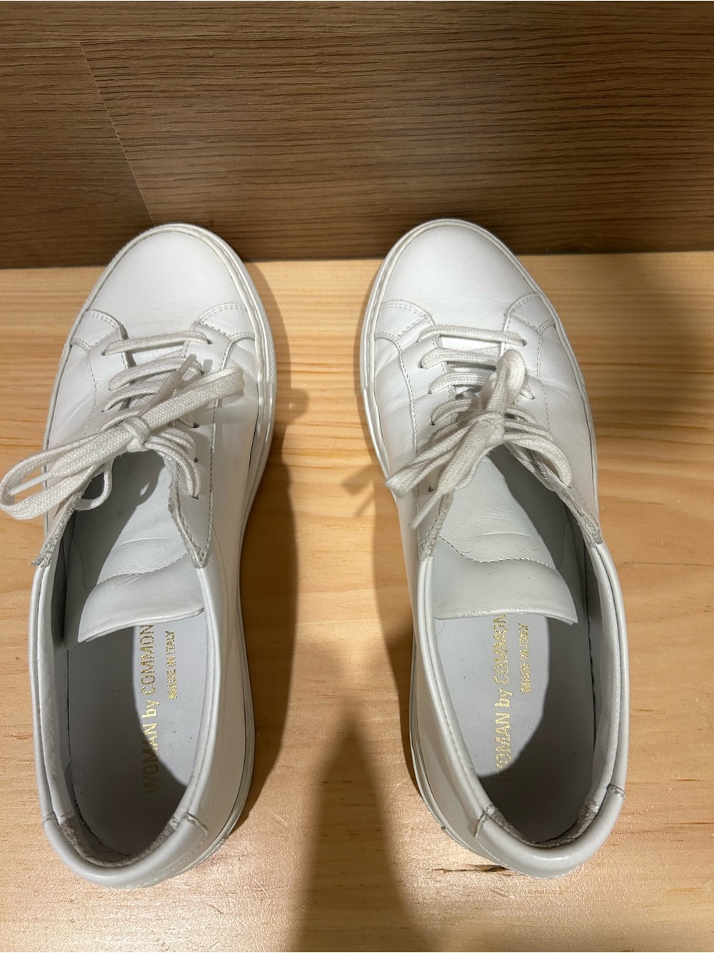Common Projects women Achilles Low White sneaker. Size 38